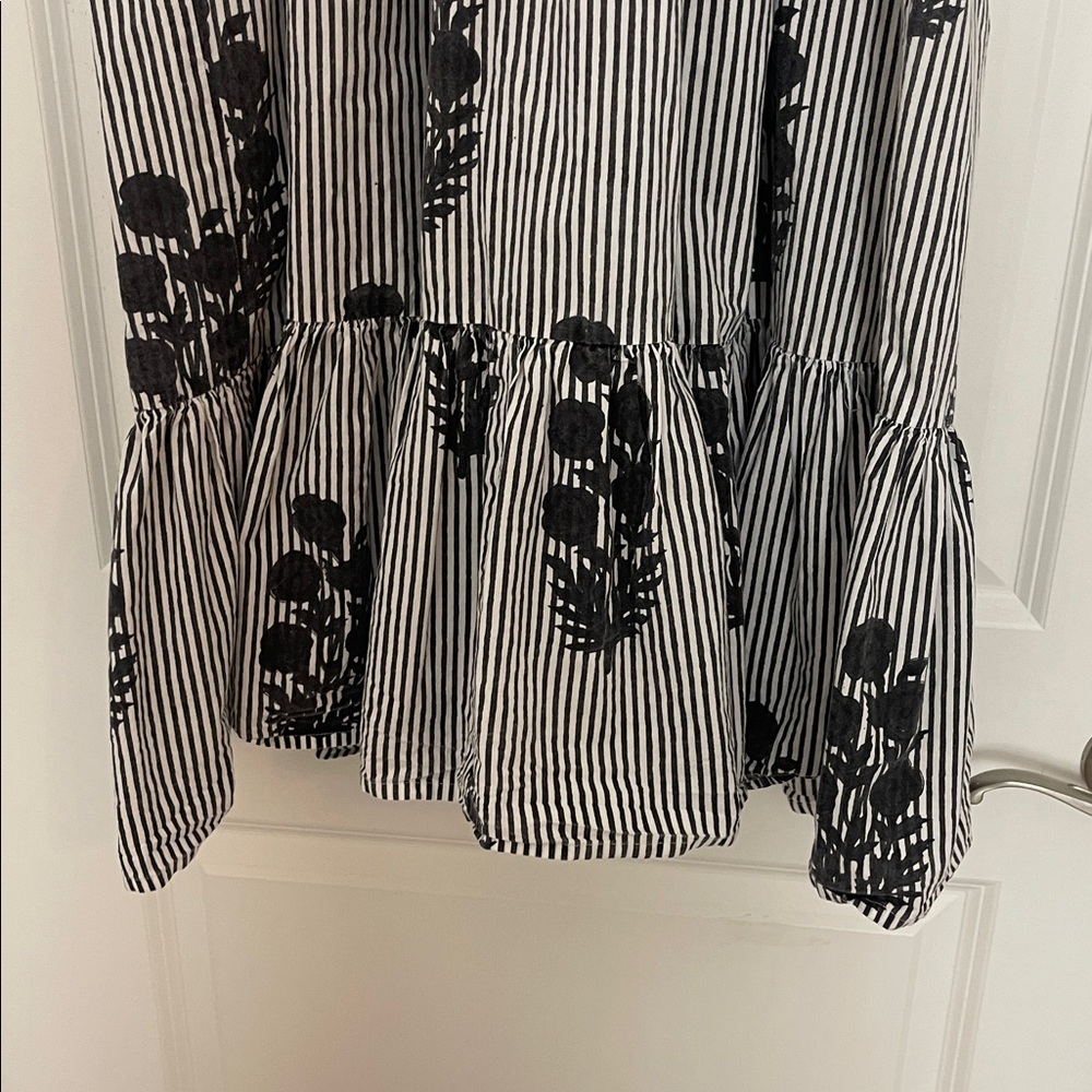 SZ Blockprints Aaron Dress Floral Boho NO BELT XS - Picture 9 of 10